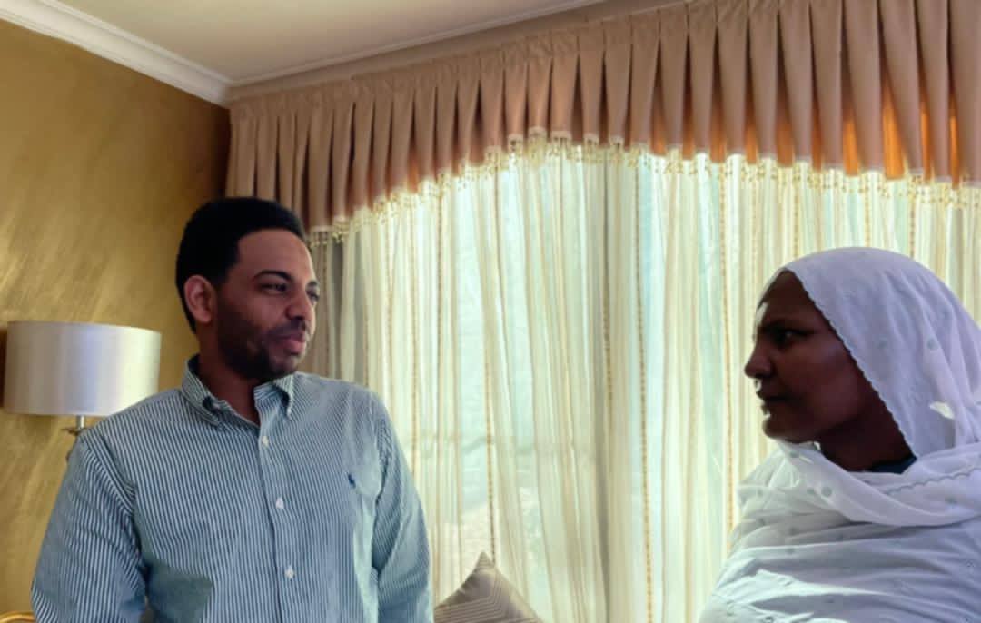 Rabah Al-Sadiq Al-Mahdi with Hamid